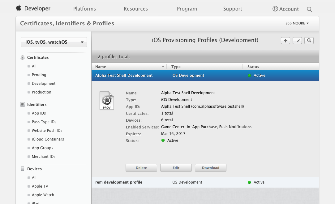 Pw Ios Provisioning Profile
